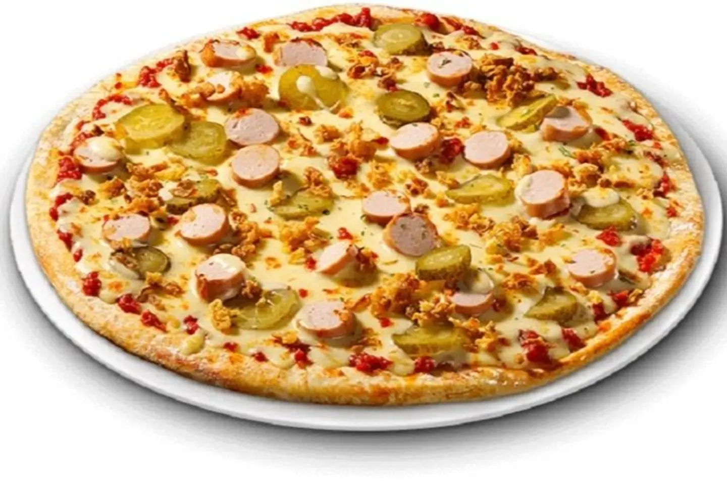 بيتزا نقانق