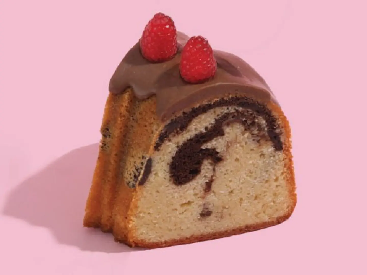 Chocolate And Raspberry Cheesecake - Slice