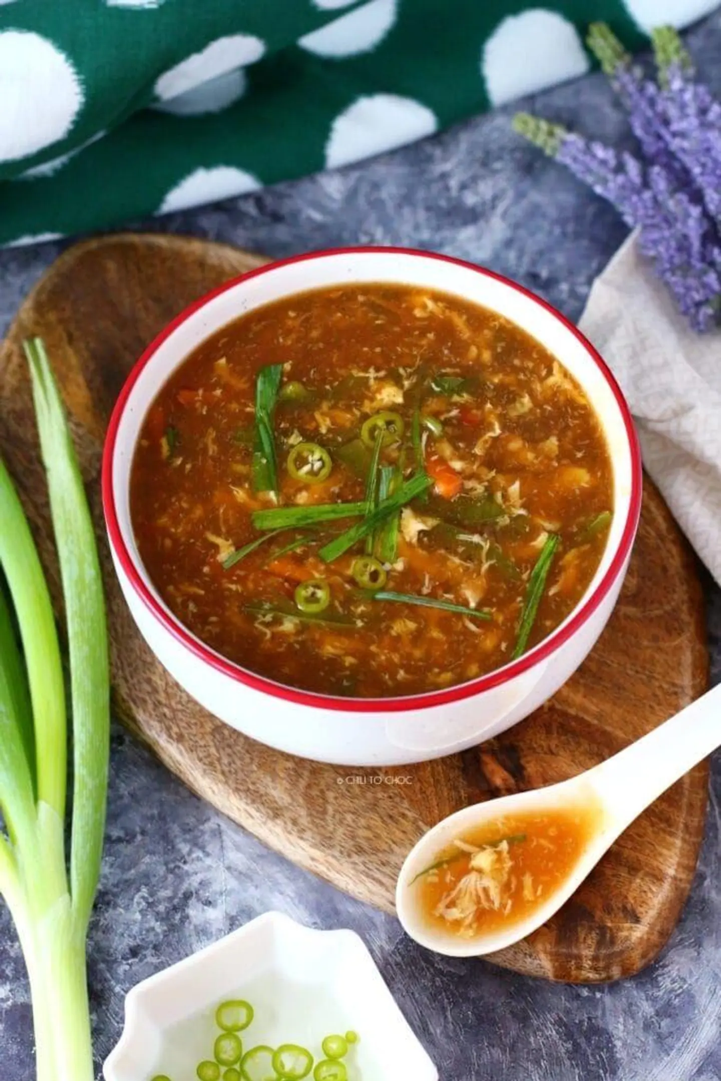 Hot And Sour Soup   Veg