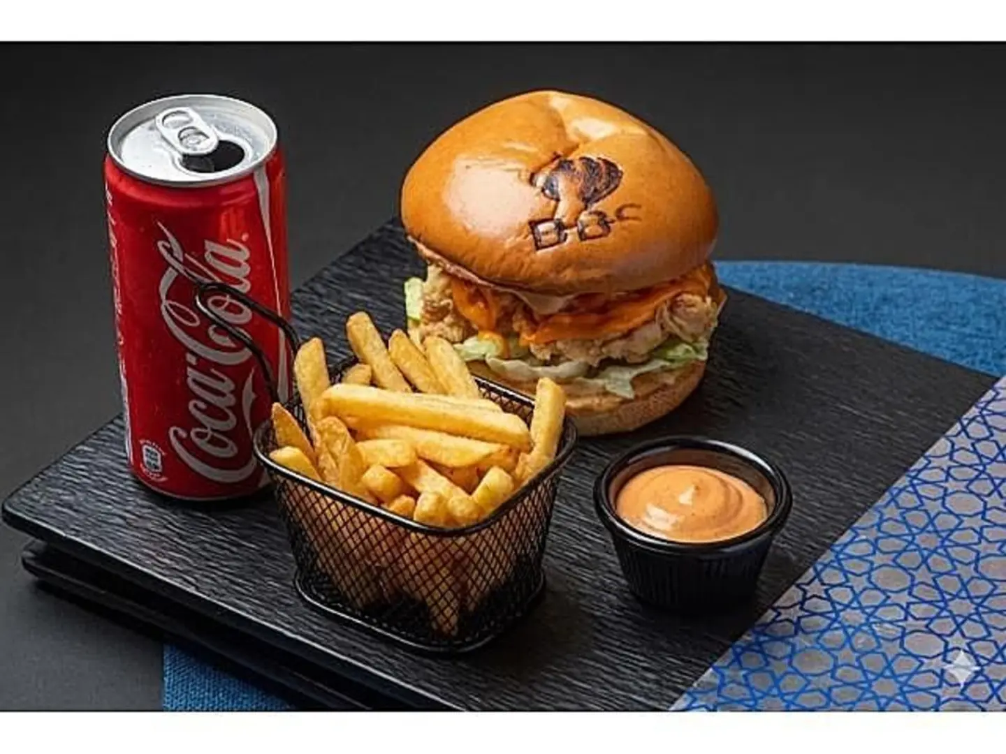 Bbs Special Grilled Chicken Burger Meal