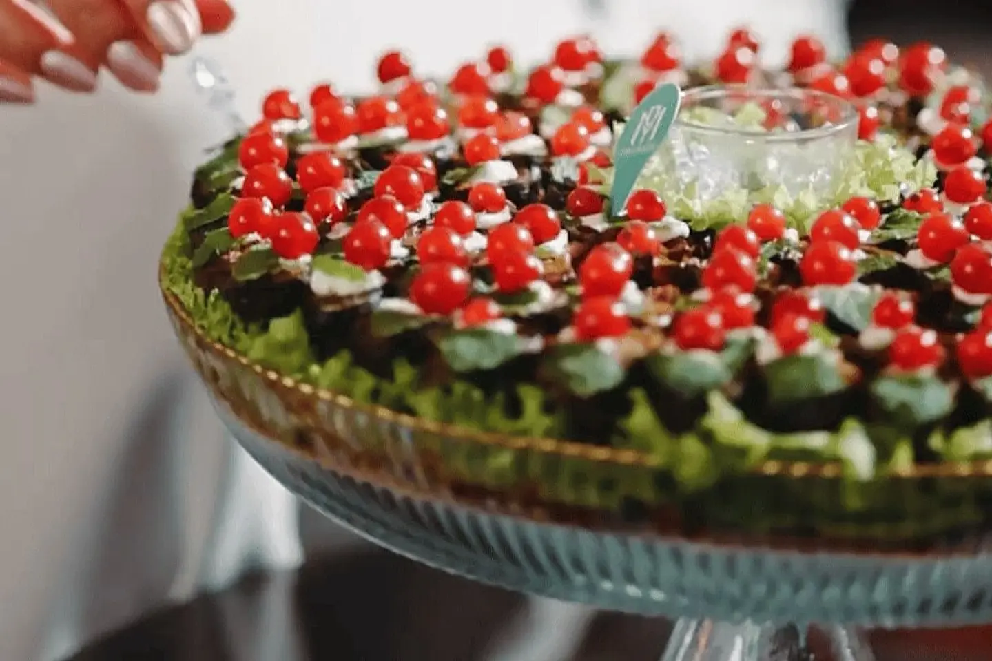 Grape Leaves Sushi Tray