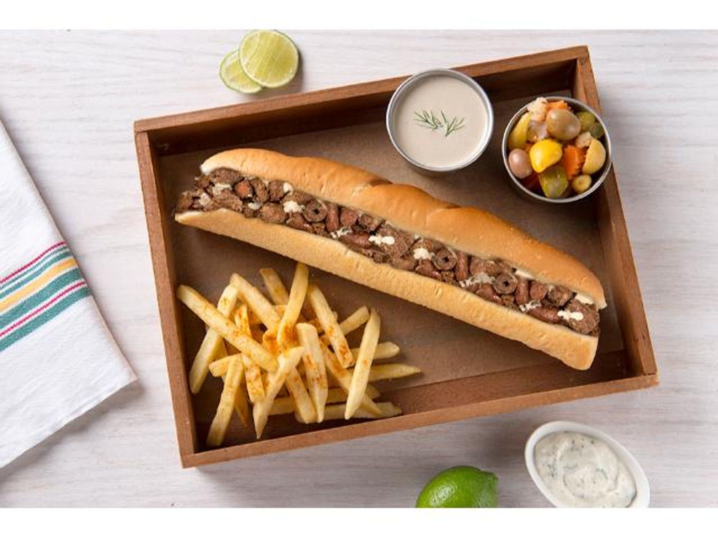 Mixed Liver & Sausage Sandwich