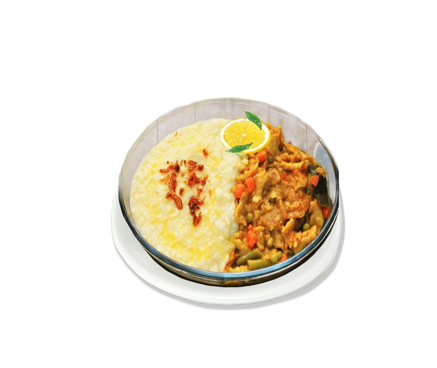 صحن مثلوثة