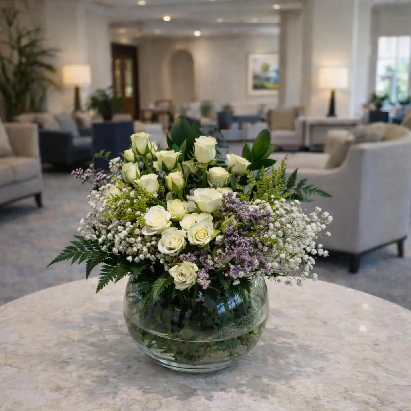 فازة ابيض خمسة