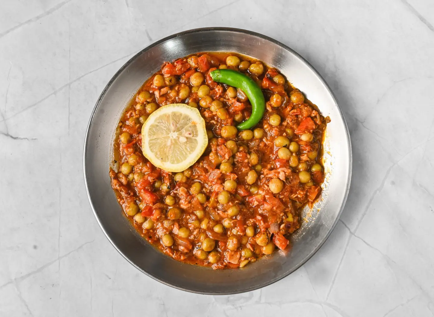 Peas With Tuna Plate
