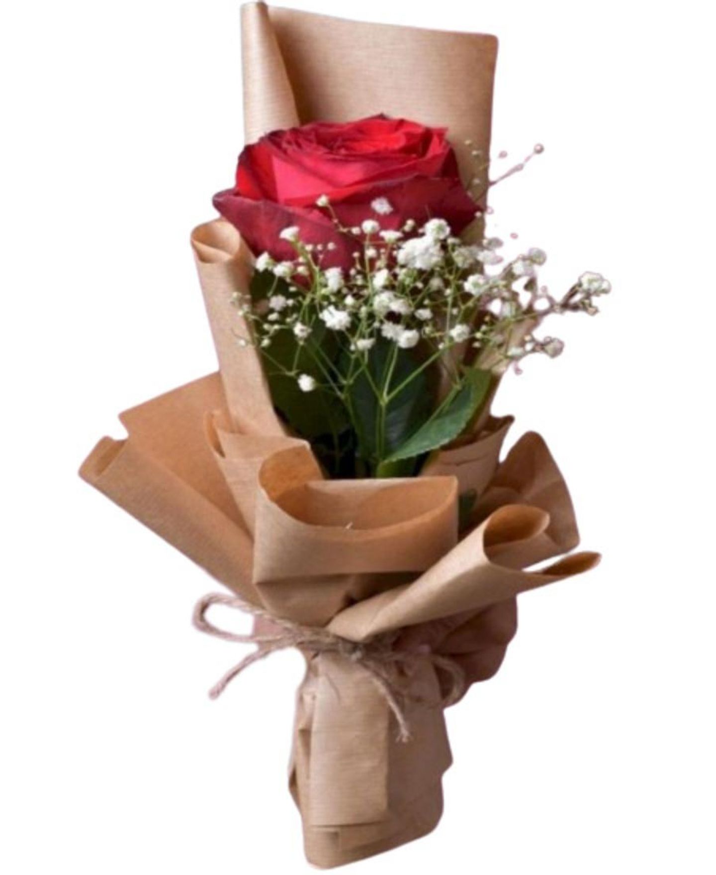 Single Rose Bouquet