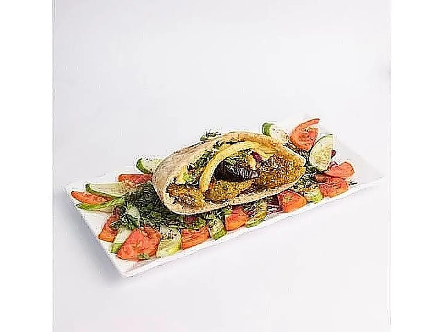 Mixed Falafel With Double Eggs