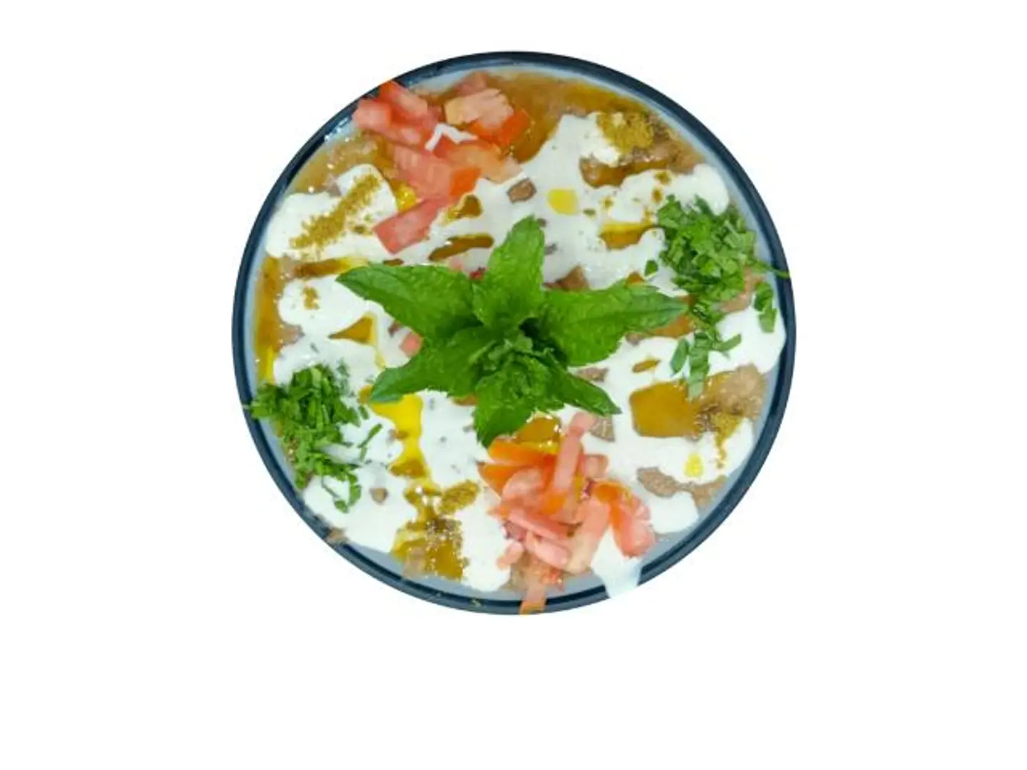 Levantine Style Foul With Tahini