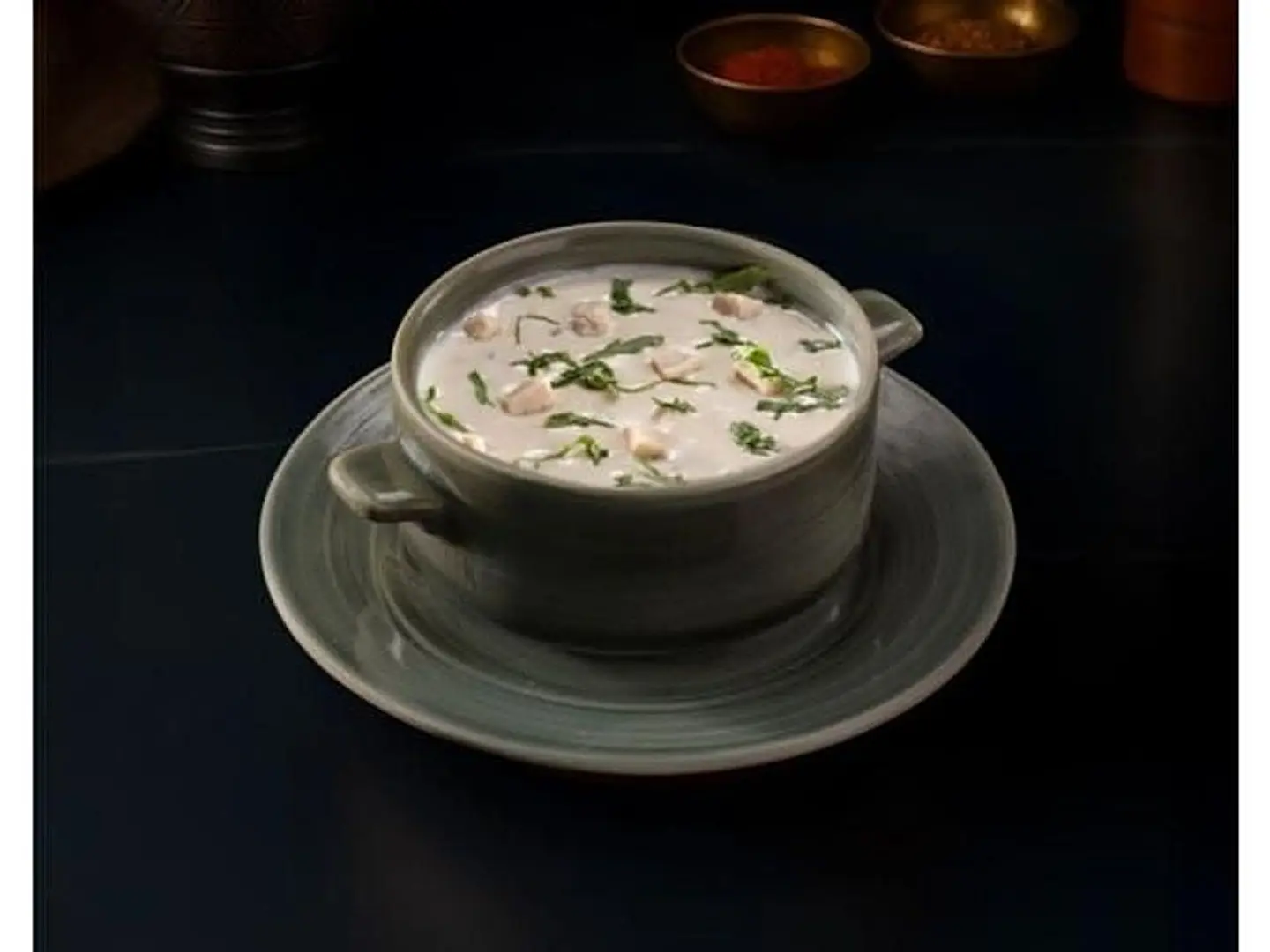 شوربة كريمة دجاج