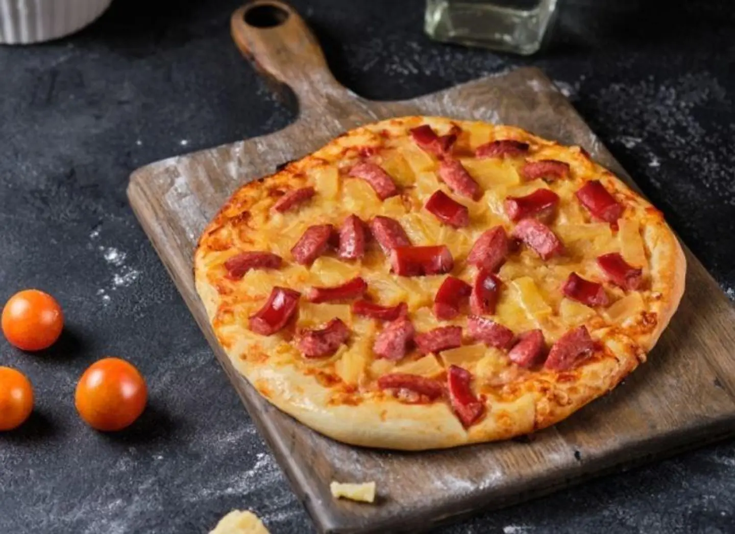 Sausage & Kiri Cheese Pizza Larg