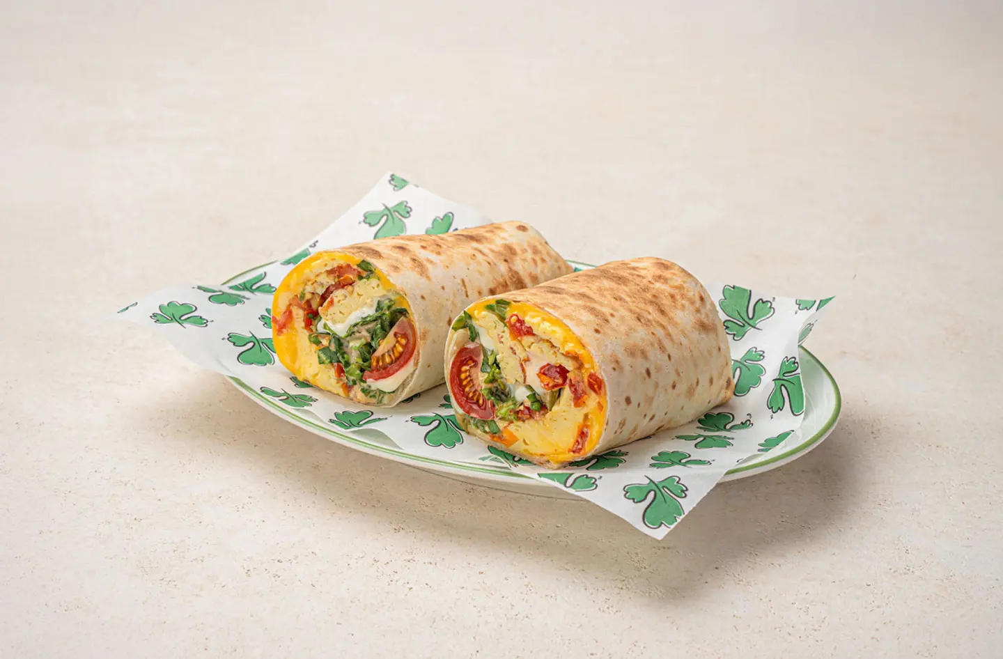 ساندويتش اومليت بالخضار راب