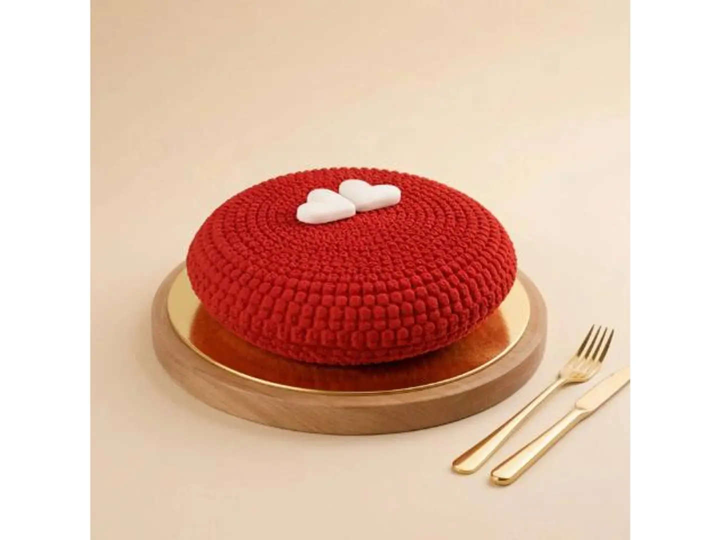 كيك فالنتاين غيوم الحب