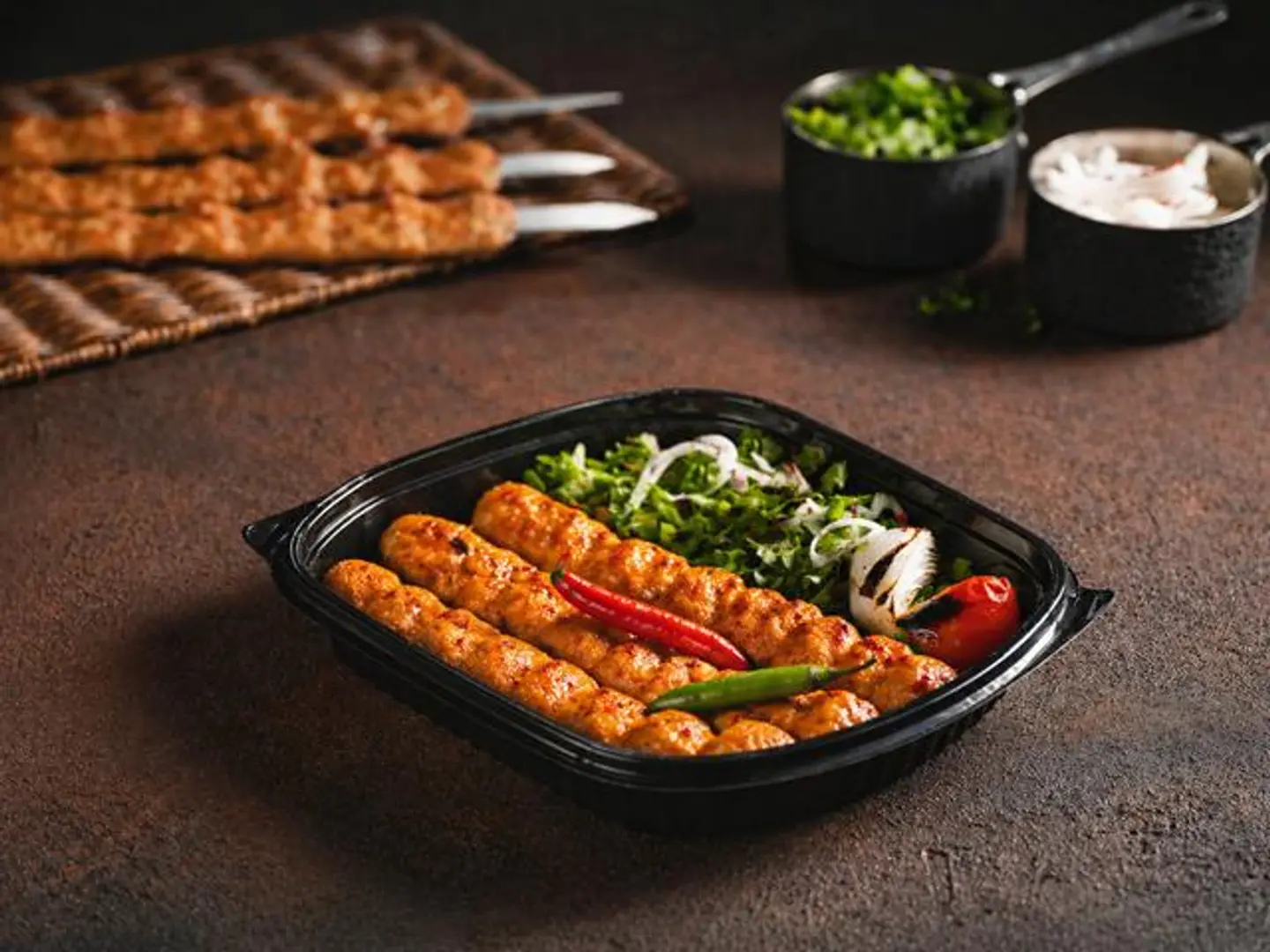 Spicy Chicken Kabab Plate