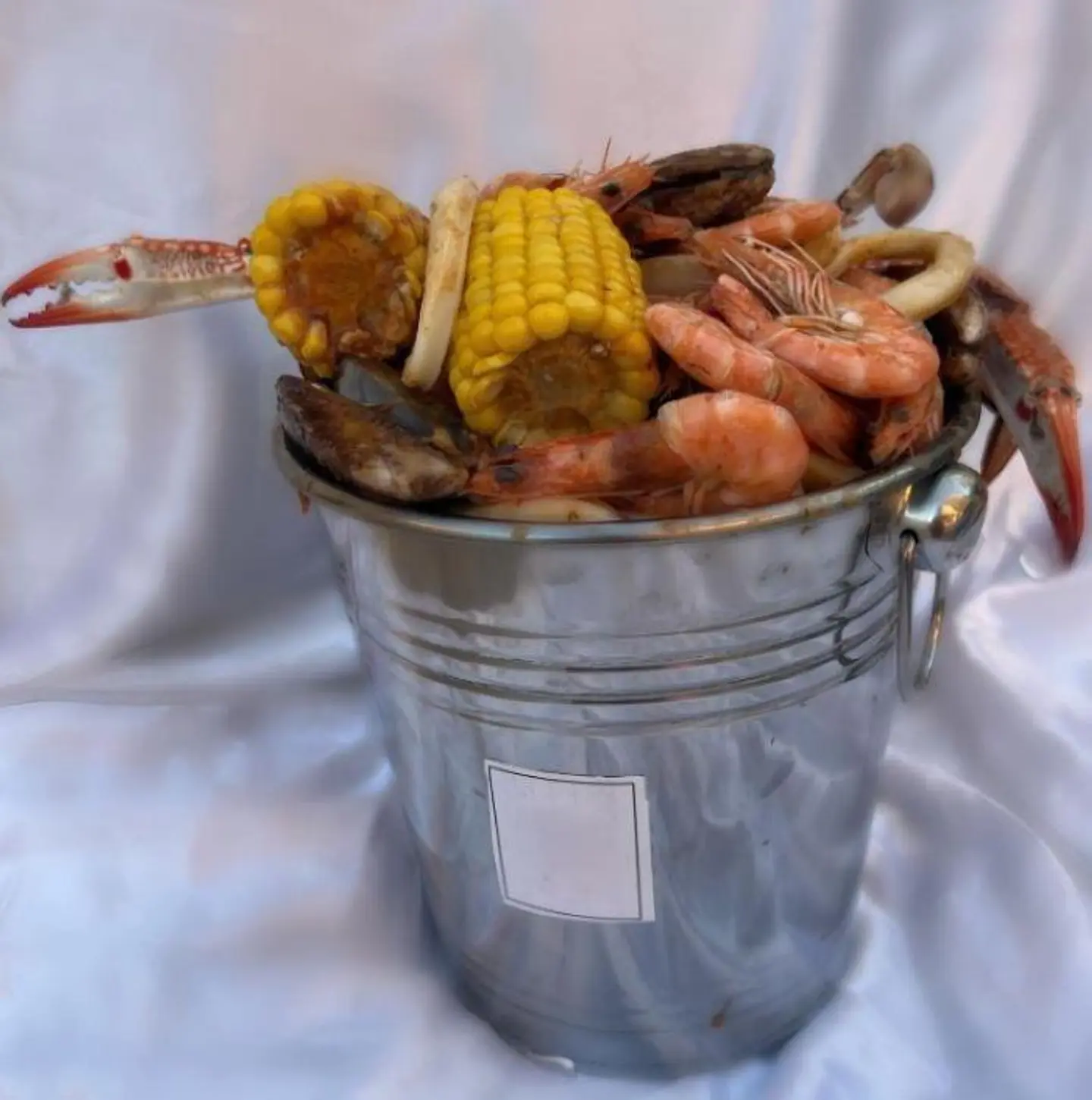 Mixed Seafood Bucket With Corn
