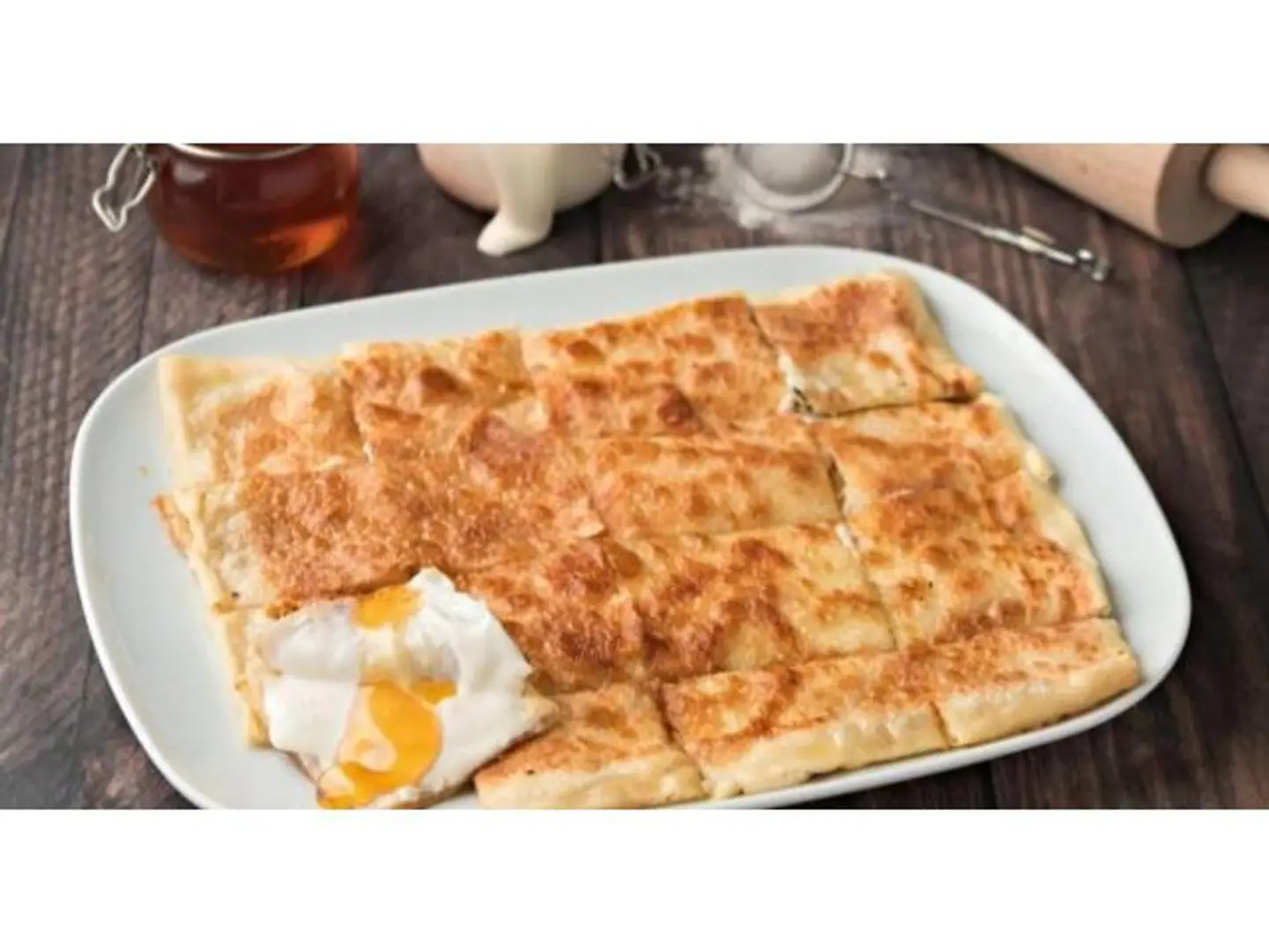 مطبق جبنه سائل وعسل