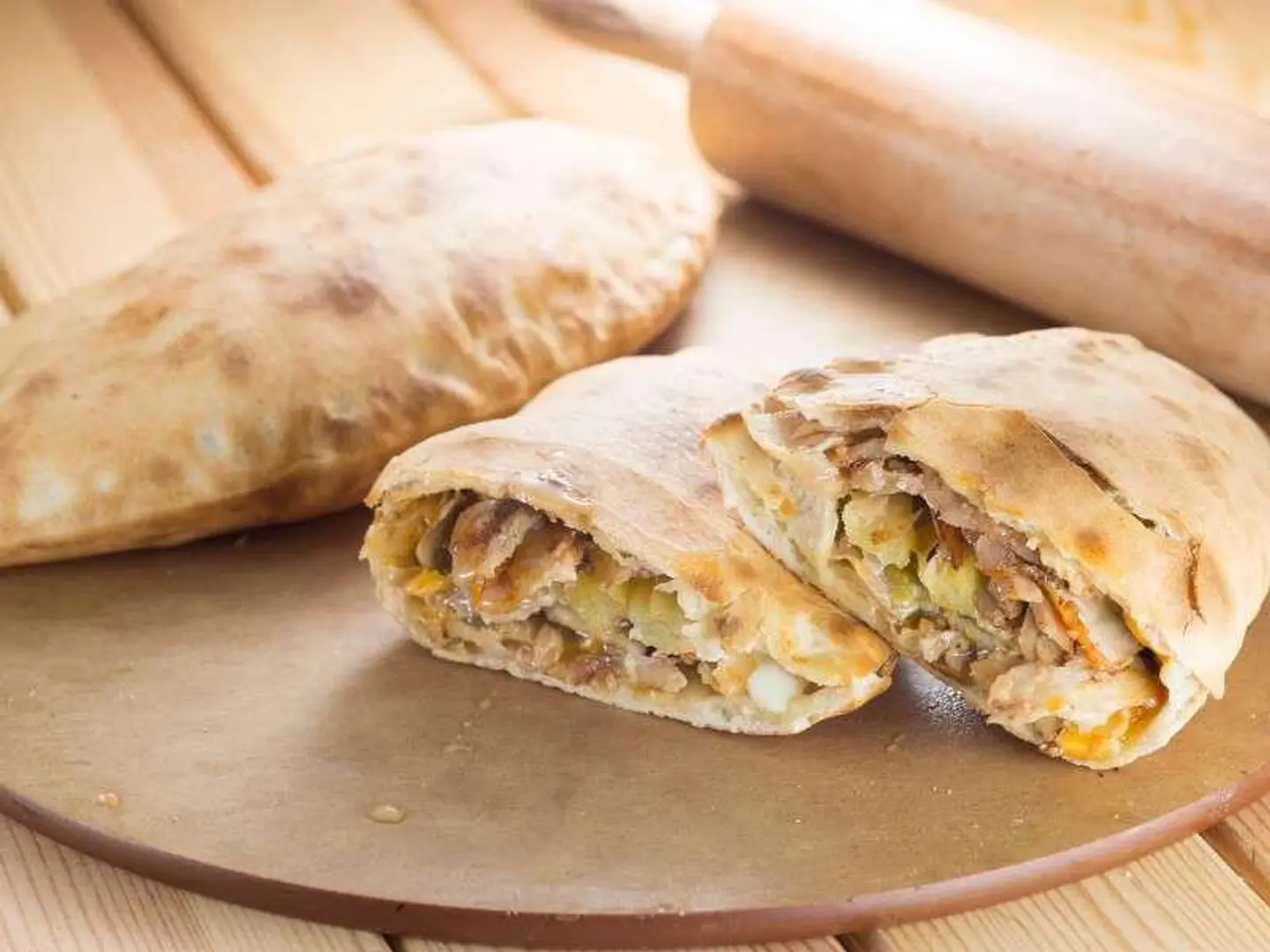 فطيرة دجاج خضار