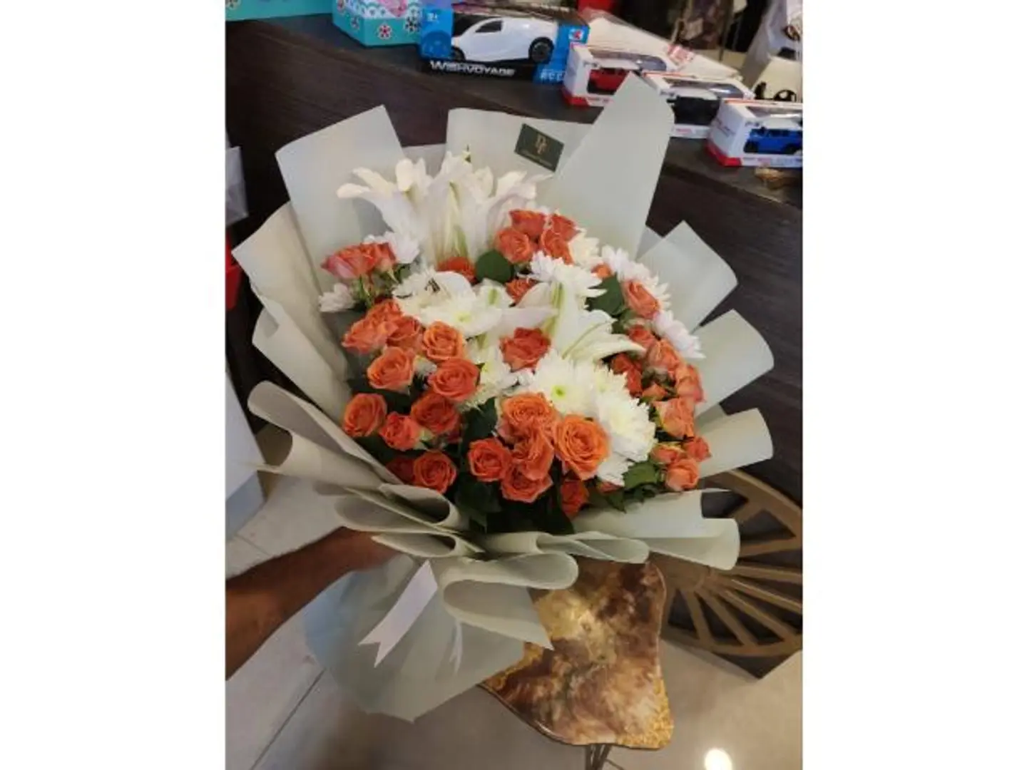 Orange White Bouquet