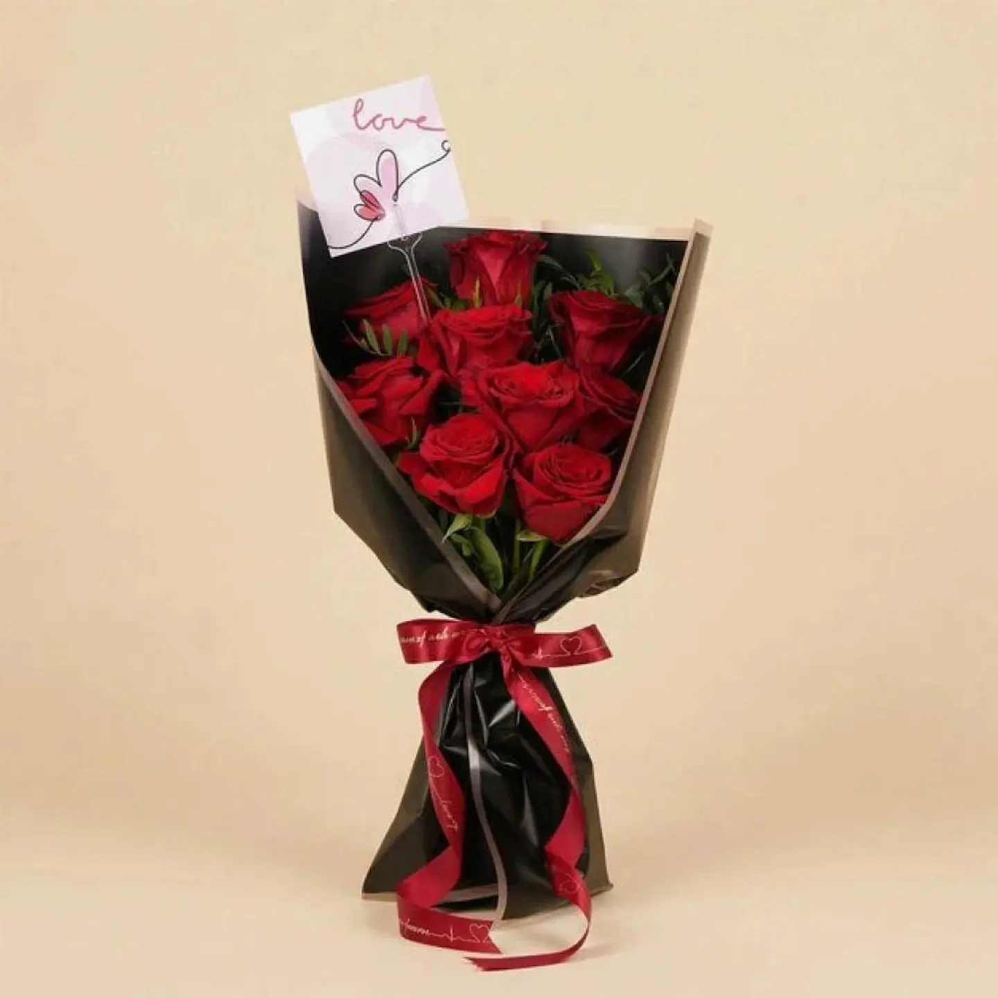 Valentine Red Roses Bouquet