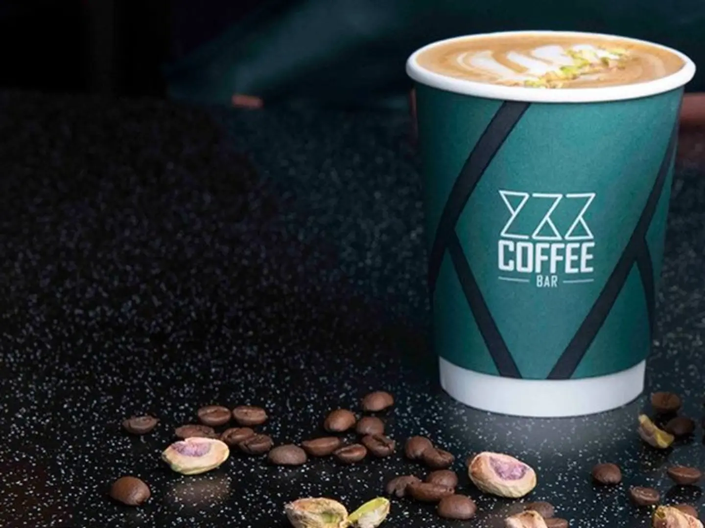 Hot Latte Pistachio