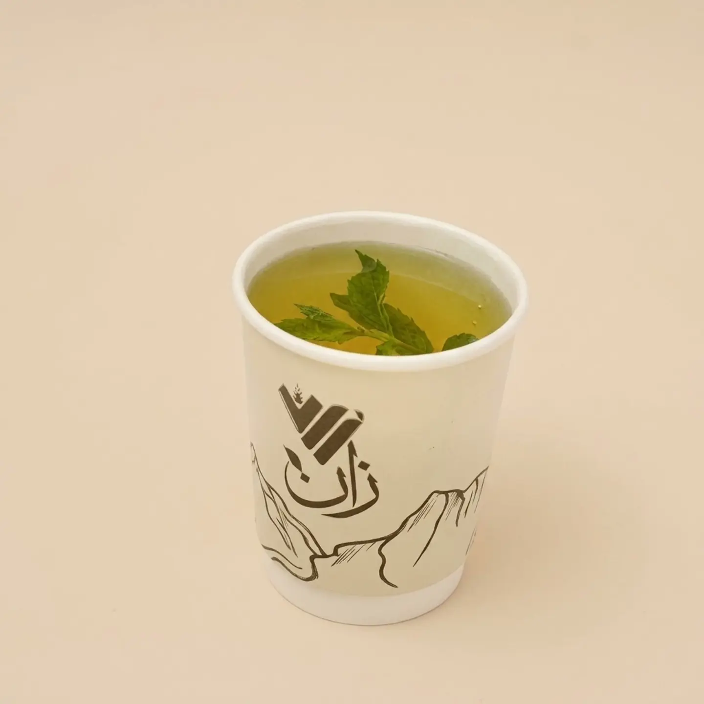 Saffron Mint - Paper Cup
