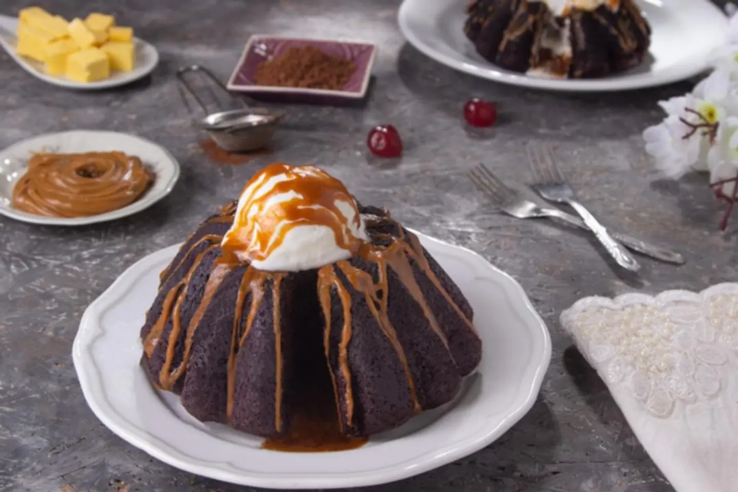 Date Molten Cake