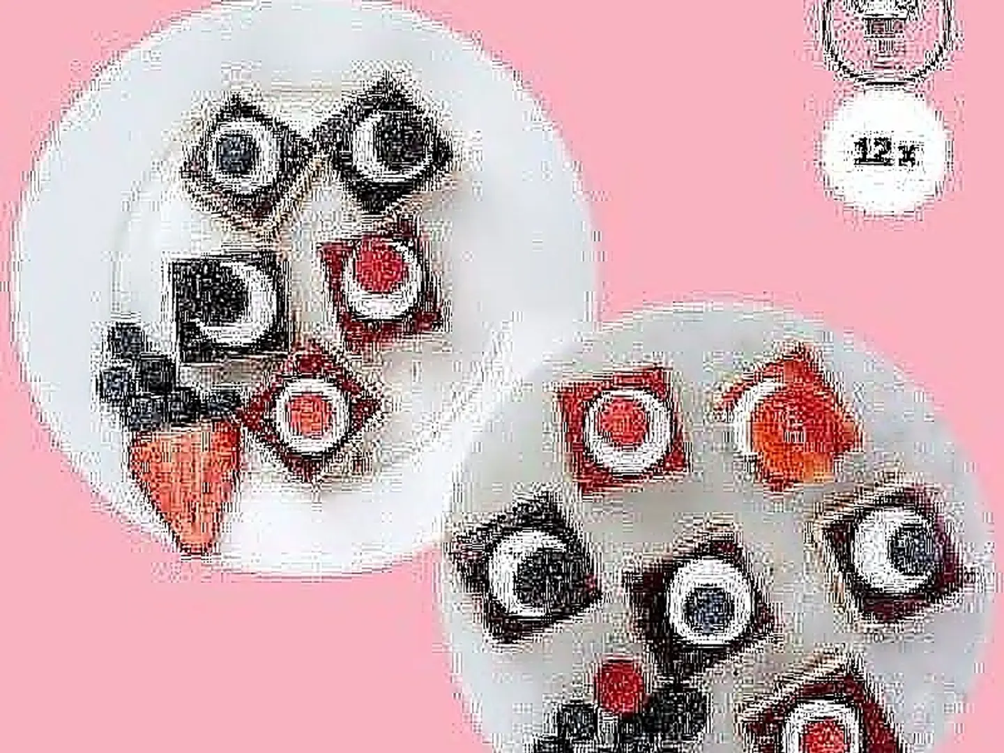 علبه تشيز كيك صغير ١٢ قطعة