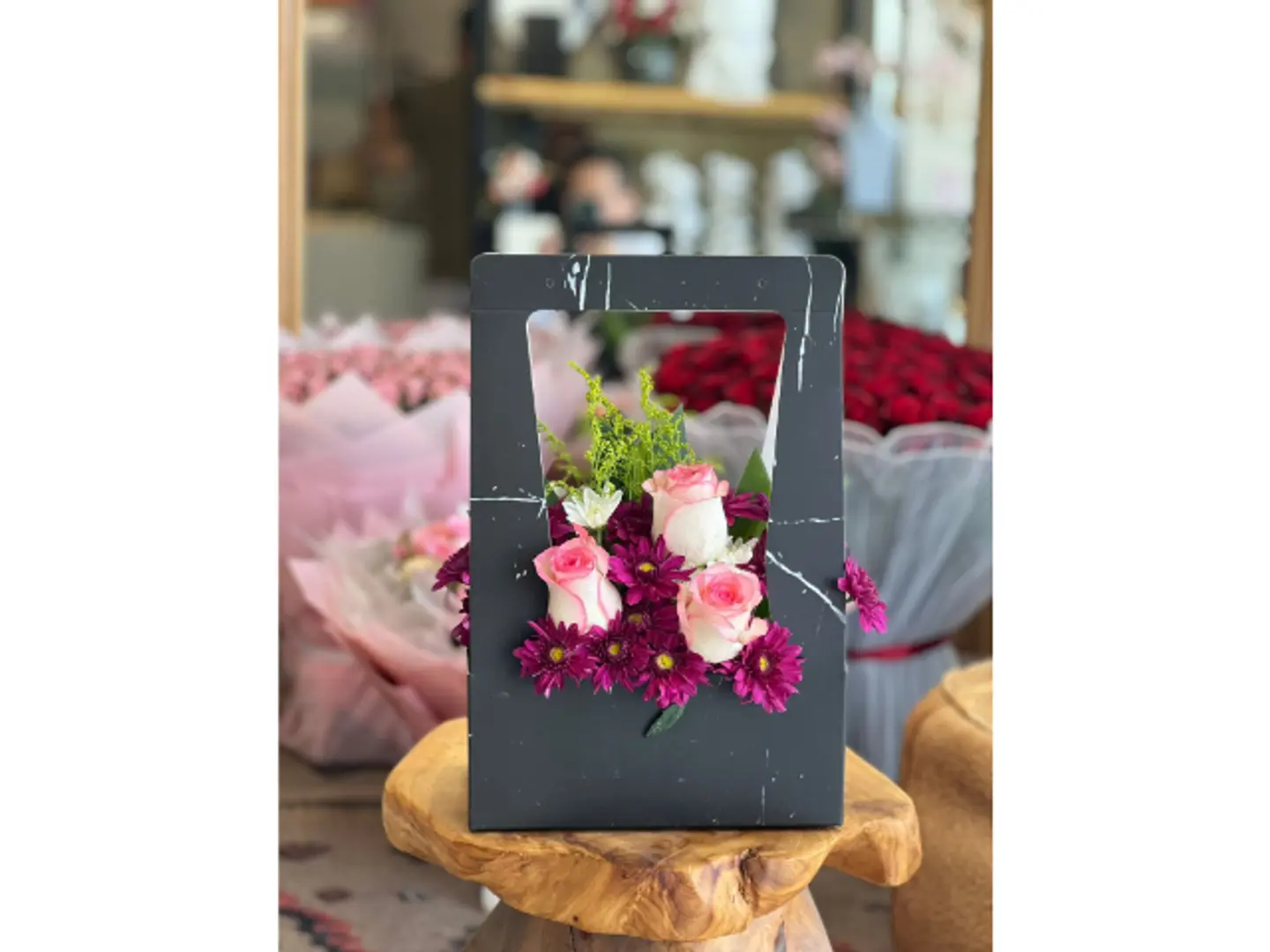 Pink Rose Gift Bouquet
