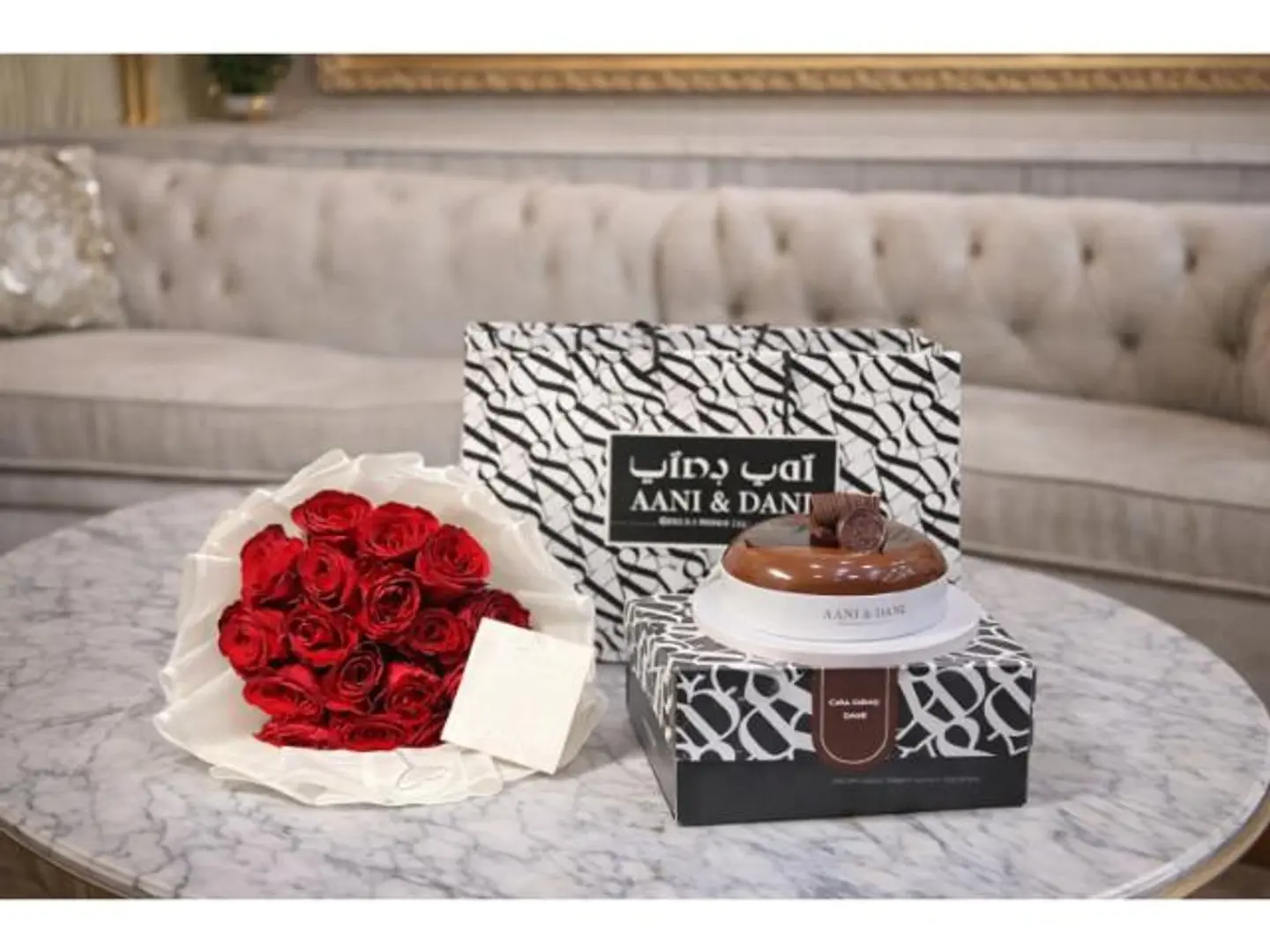 باقة مشاعر مع كيك اني وداني