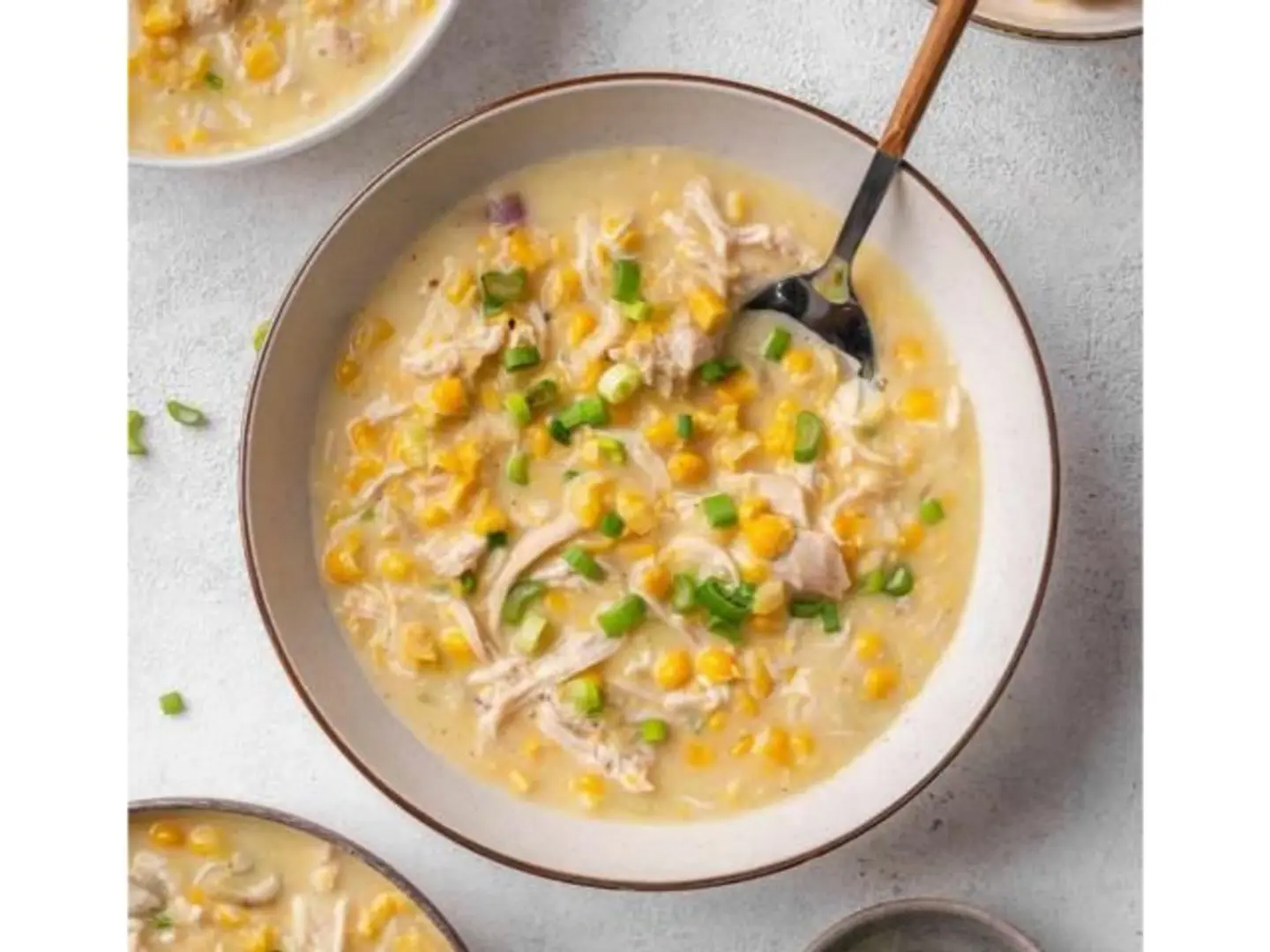 شوربة ذرة بالدجاج