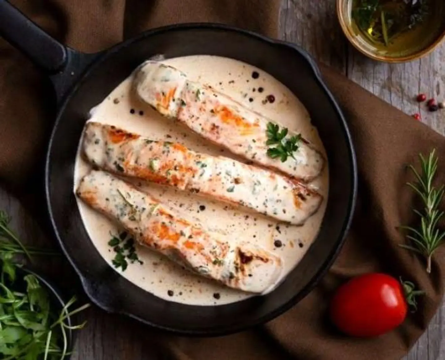 Salmon With Cream
