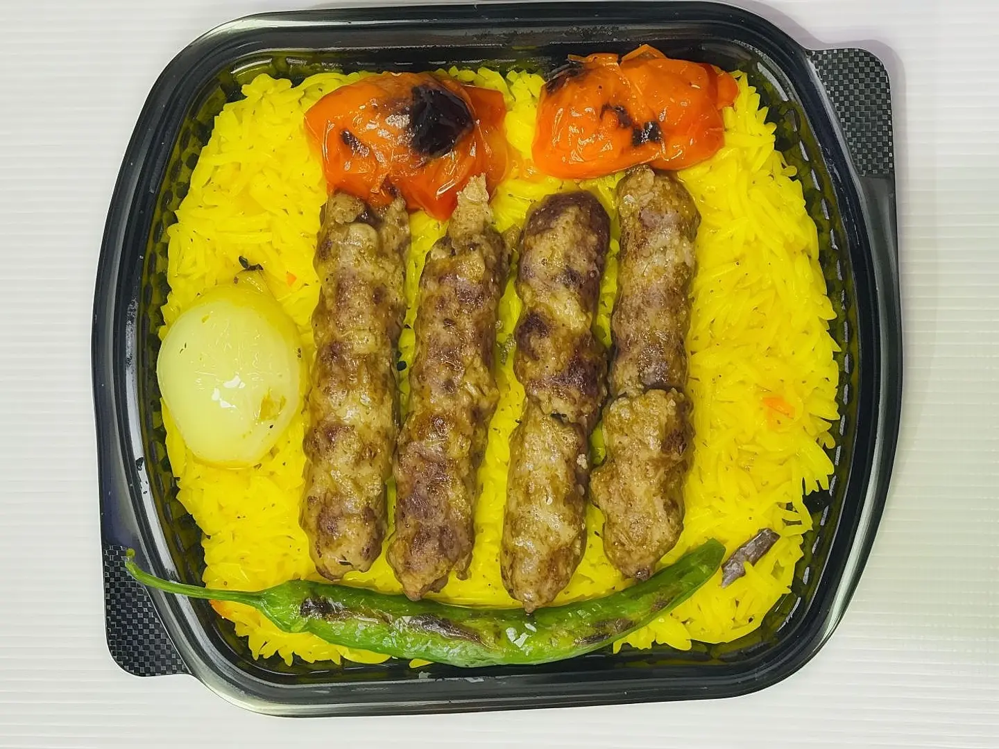 وجبة كفته مع الارز البسمتي