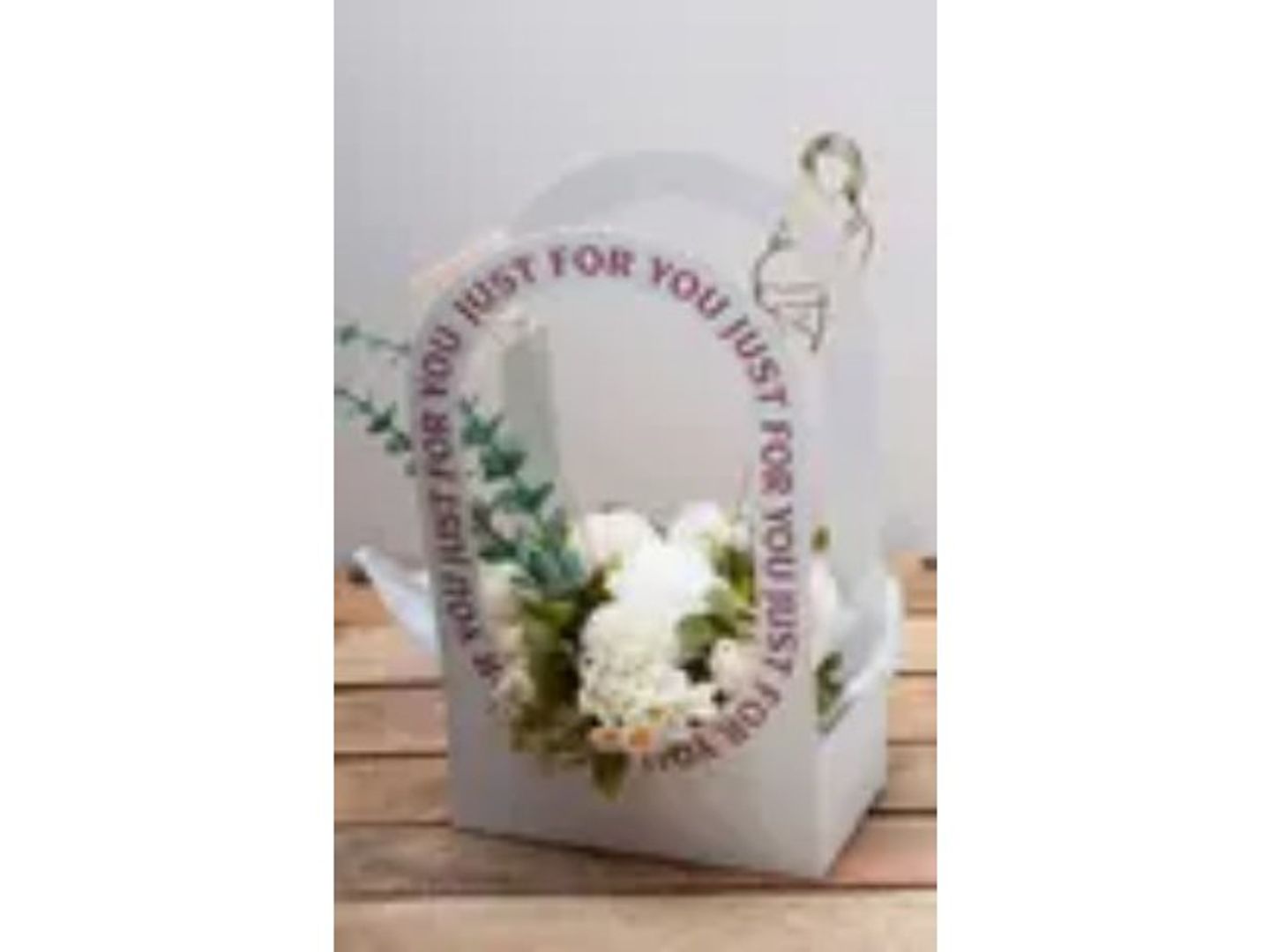 Bouquet Of Roses, Cup And Candle For Pregnant Woman
