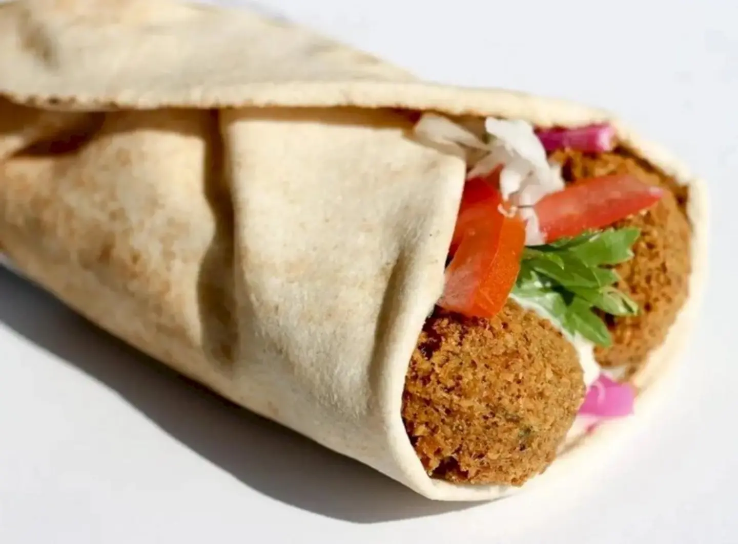 Falafel & Fries Sandwich