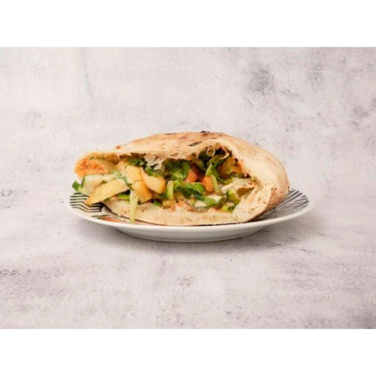 Falafel Sandwich With Hummus