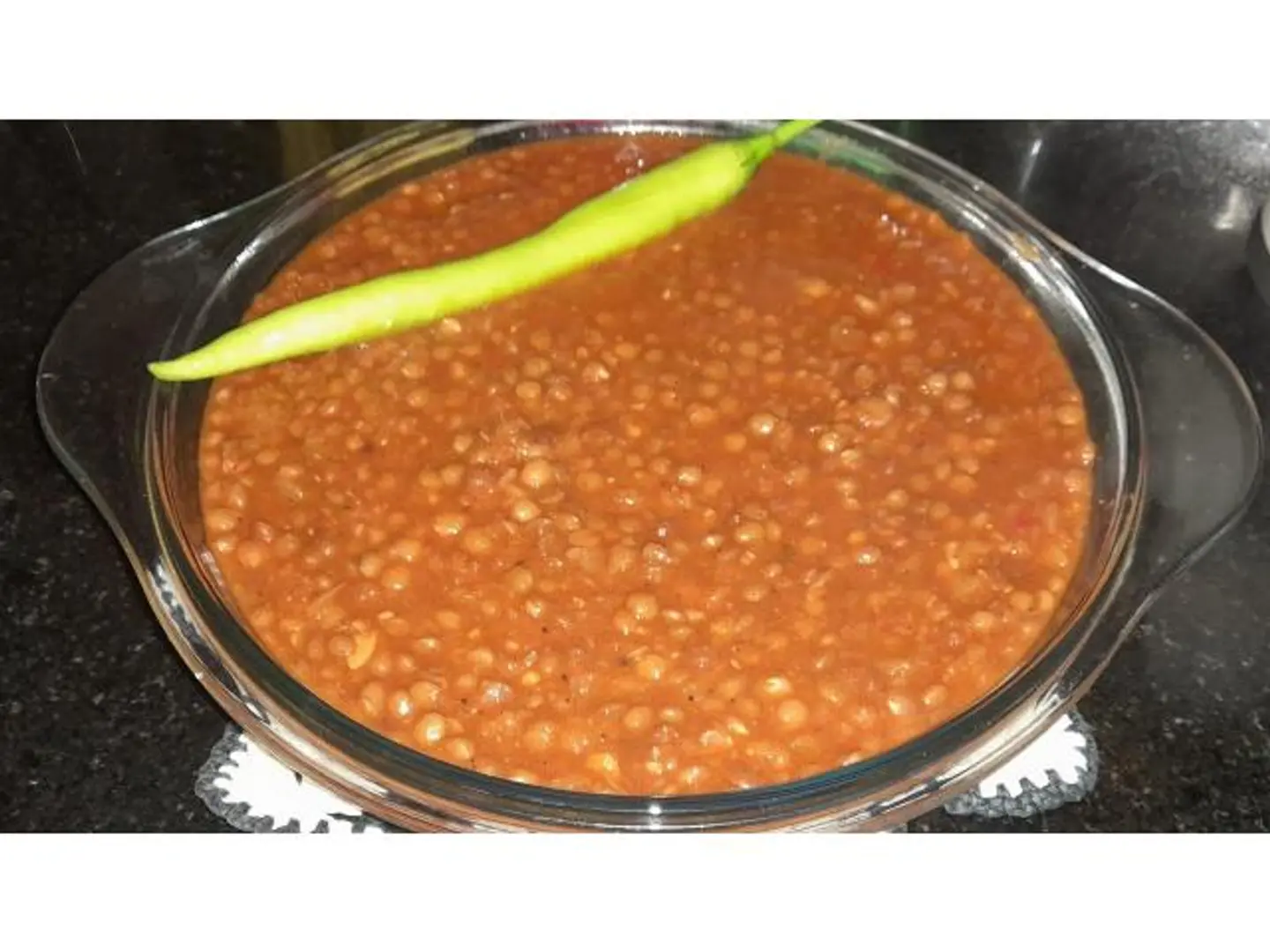Lentils In Jar