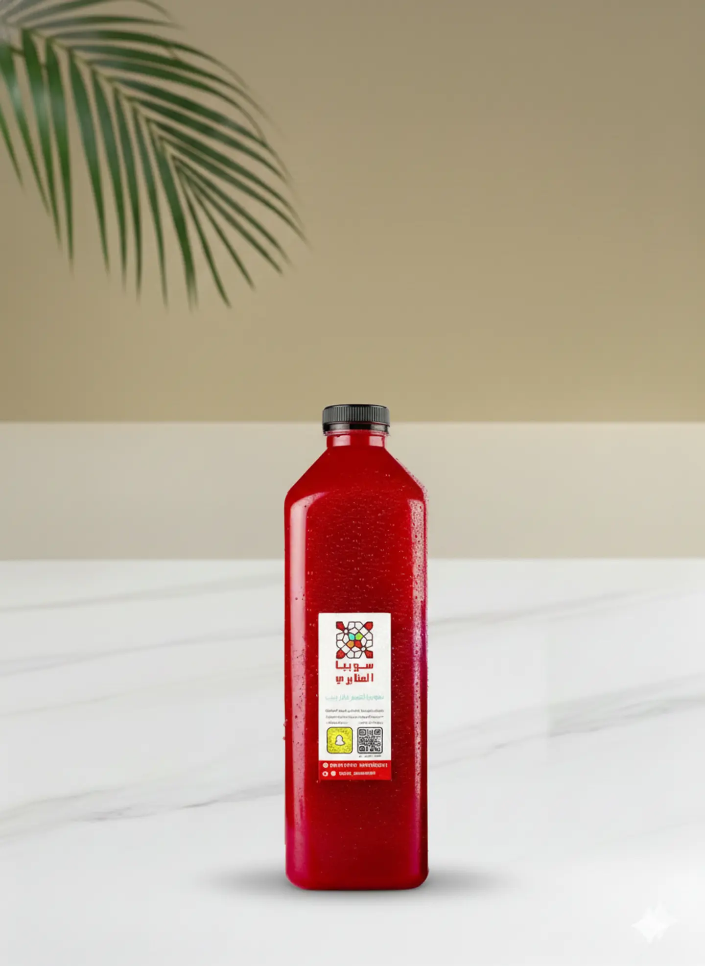 سوبيا حمراء بالزبيب 1.5 لتر (حجم كبير)