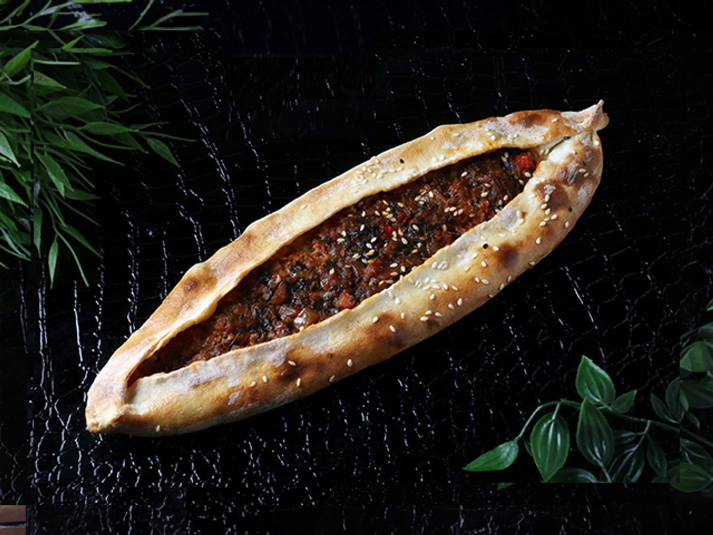 سبانخ باللحم - وسط