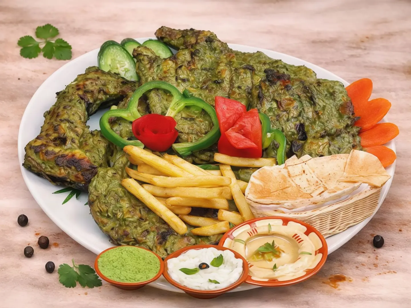 Green Chilli Charcoal Set Spicy