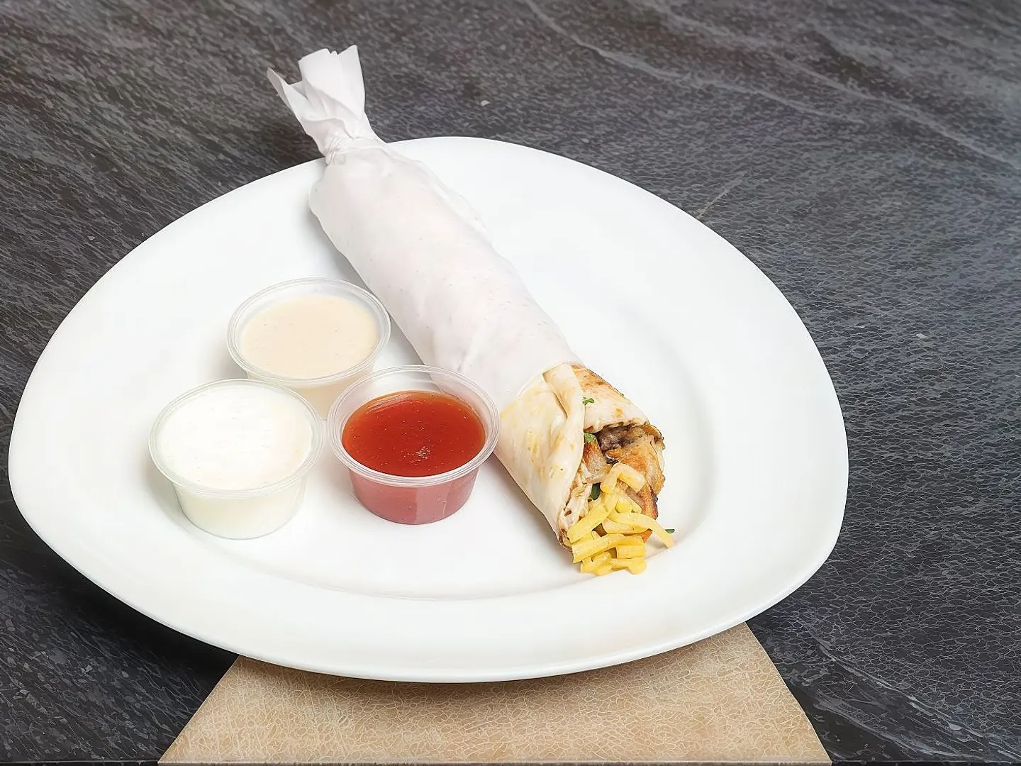 Chicken Shawarma With Cheese