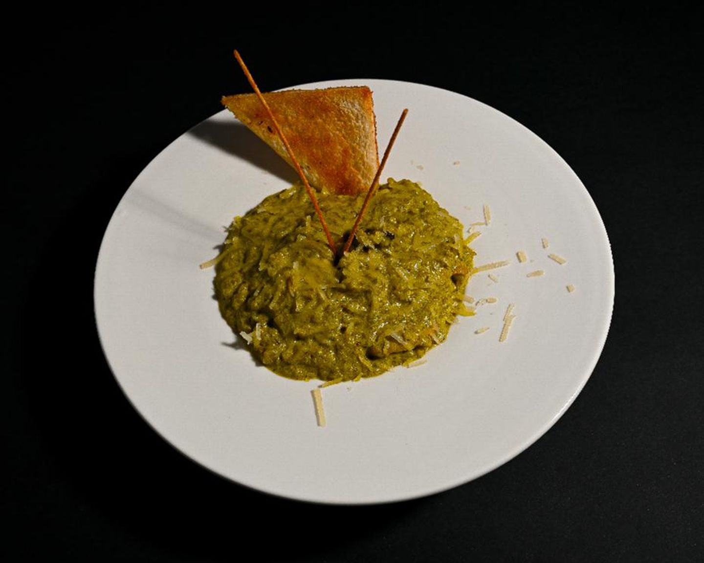 Pesto Mushroom Risotto