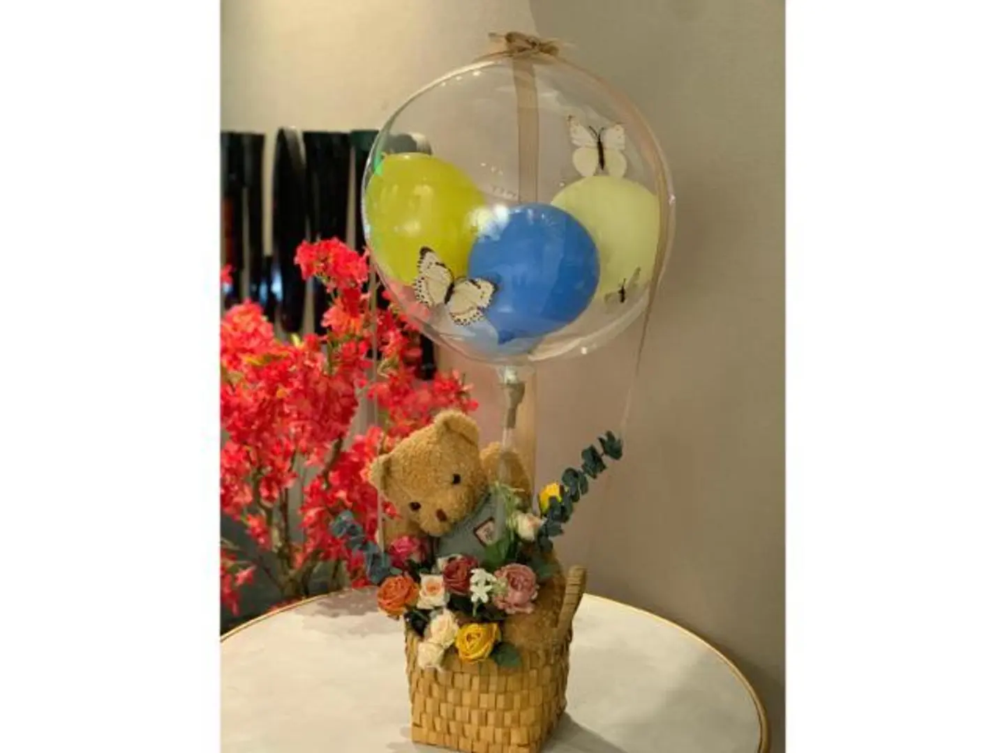 Baby Celebration Balloon Basket