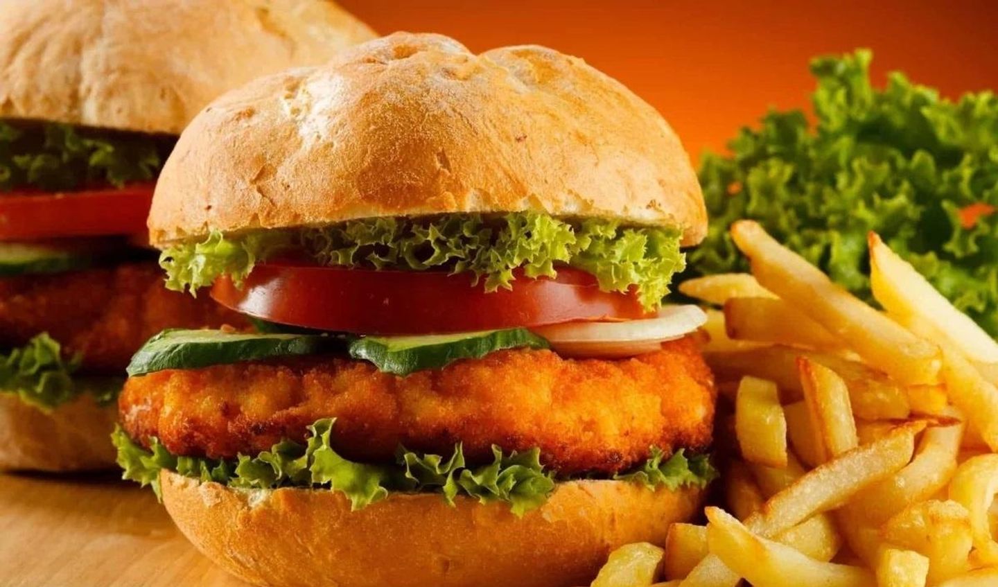 Chicken Burger With Breadcrumbs
