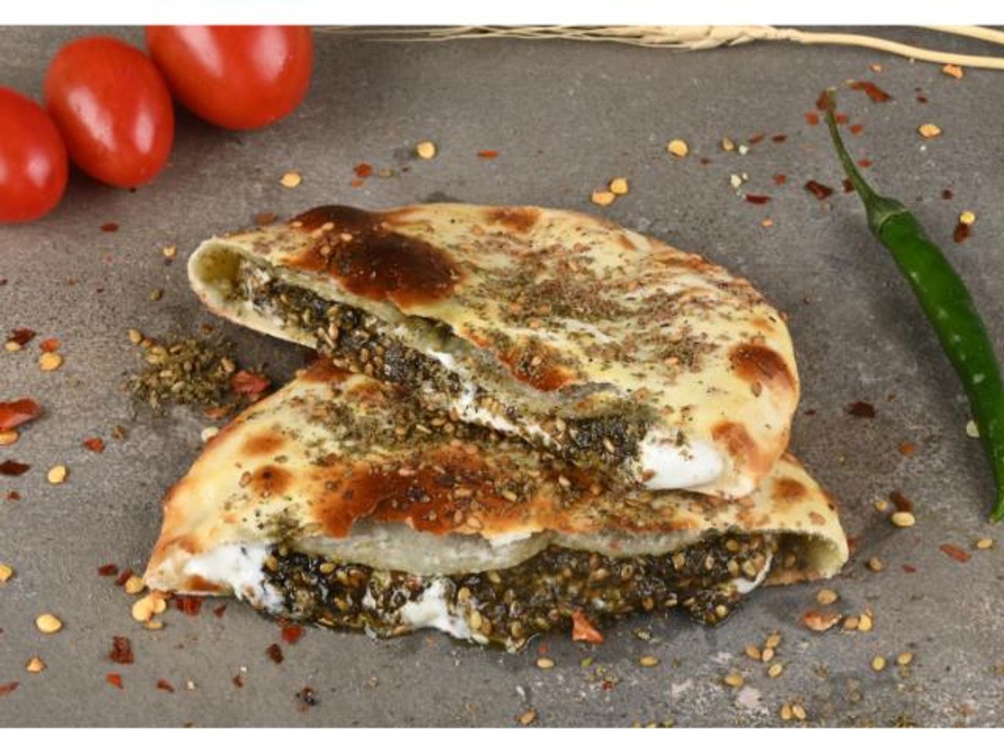 Labneh With Za'atar Pie