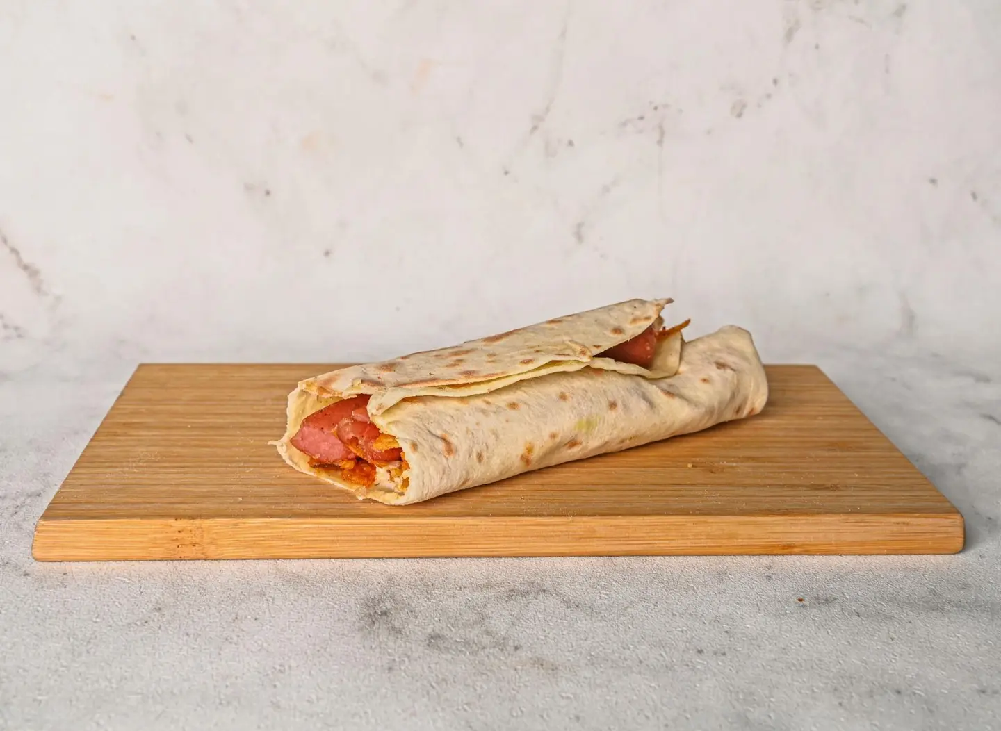 Hot Dog With Oman Chips