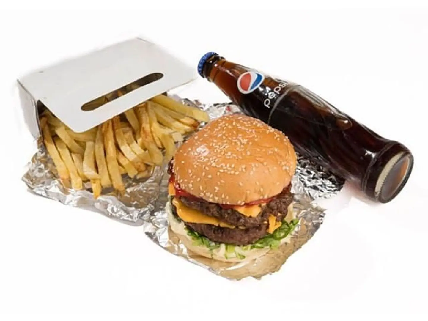 Double Beef Burger Meal