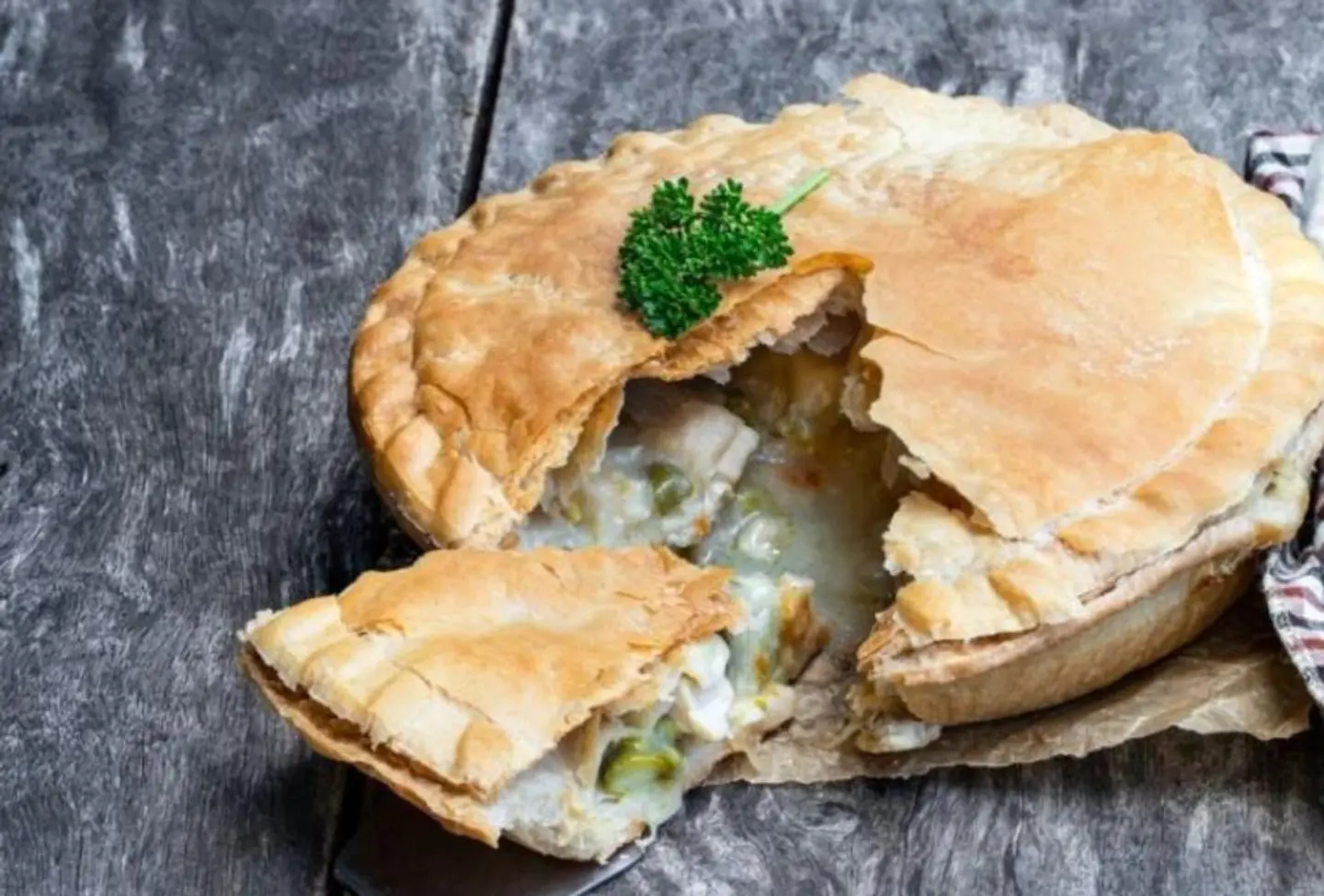 Chicken And Cheese Pie