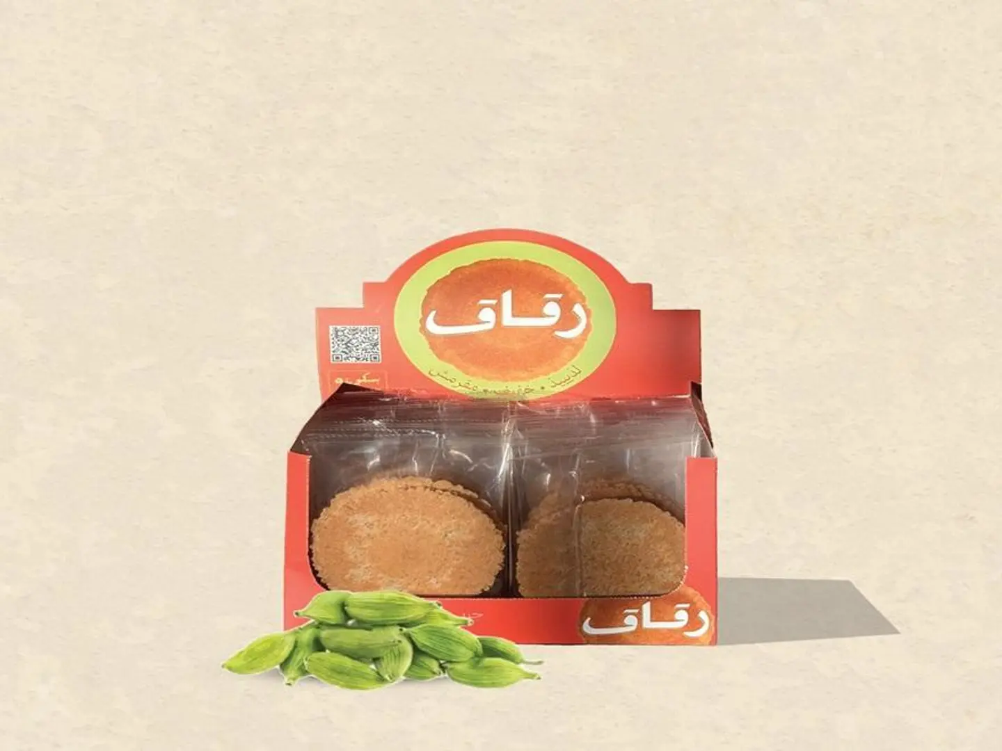 ميني خبز رقاق بنكهة الهيل