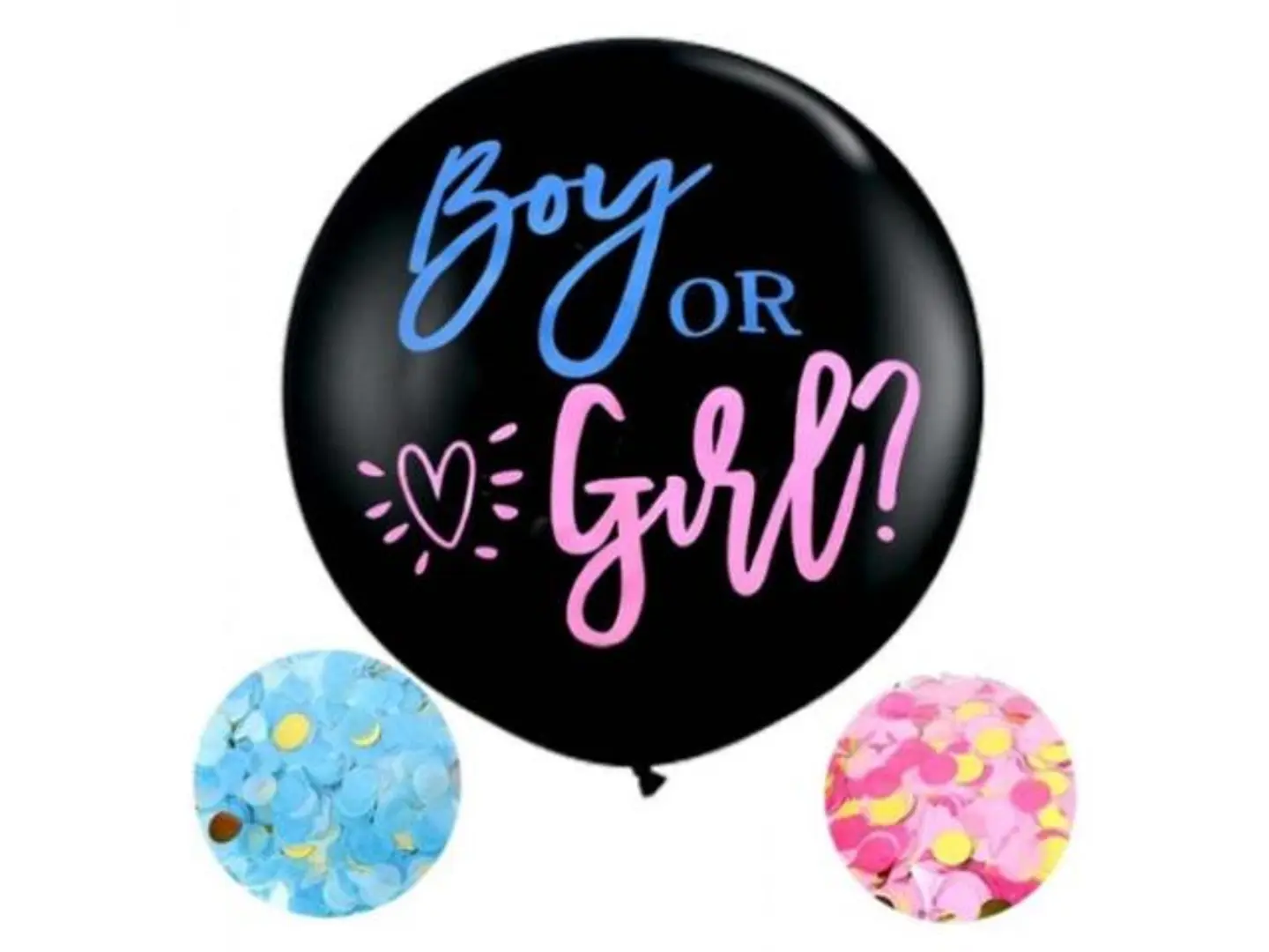 Large Gender Reveal Balloon Pink