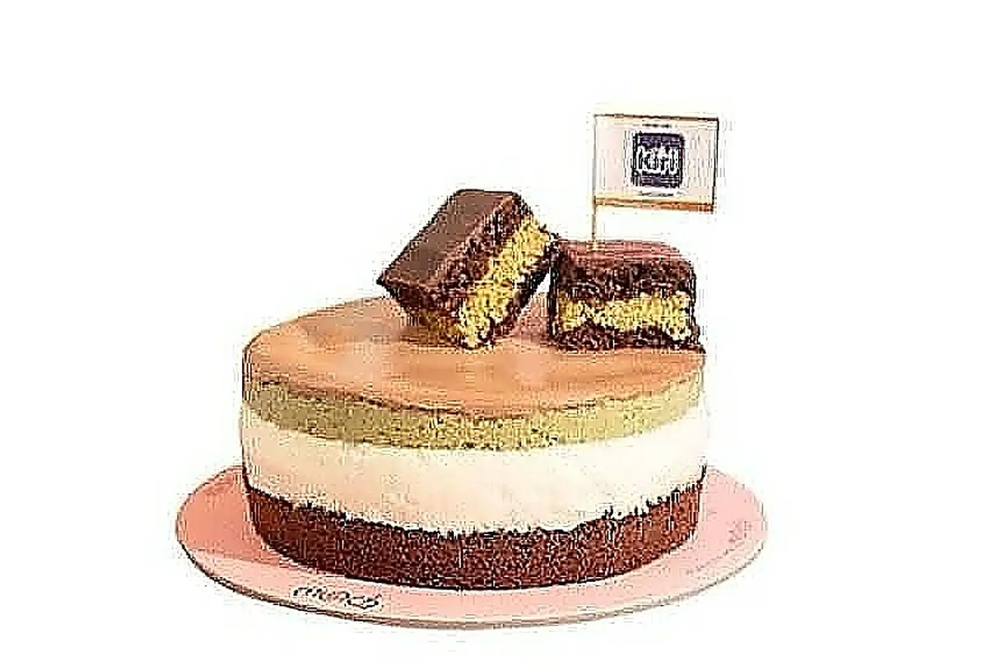 Kiri Choco Kunafa Cake Medium