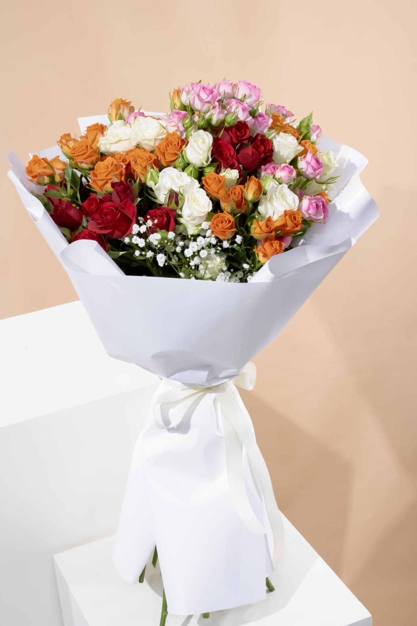 Multicolor Baby Rose Bouquet